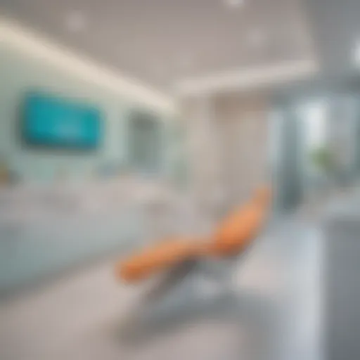 Modern dental clinic interior featuring advanced technology