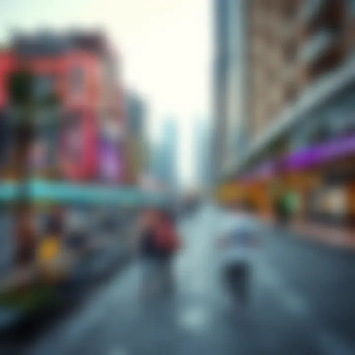 Waterfront Promenade in Dubai Festival City The scenic waterfront promenade at Dubai Festival City providing leisure spaces