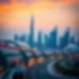 A stunning skyline view of Dubai showcasing modern architecture