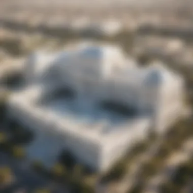 Aerial Perspective of the White Palace Aerial view of the White Palace showcasing its grand architecture