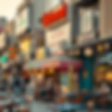 Diverse dining options reflecting Karama's multicultural essence