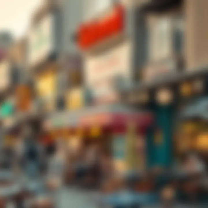 Diverse dining options reflecting Karama's multicultural essence