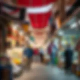 Vibrant Street Market in Karama Vibrant street market in Karama showcasing local goods