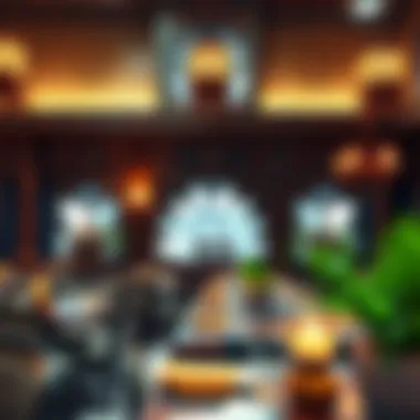 Cultural Ambiance of Tihama Mandi Restaurant Interior decor reflecting the rich cultural heritage of the restaurant