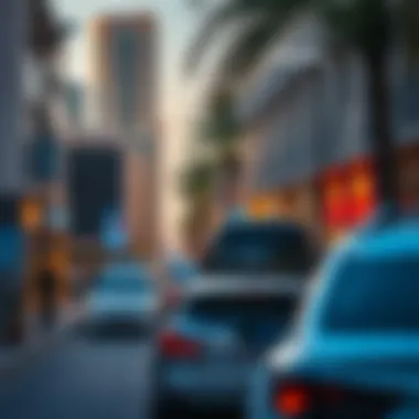 Modern lifestyle elements in Umm Hurair neighborhood