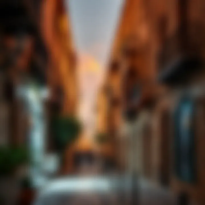 Charming street in Al Fahidi Historical Neighborhood