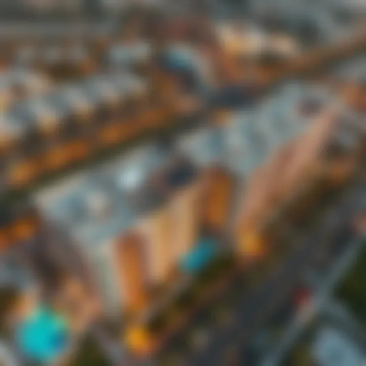 Aerial view of Victoria Residency showcasing its modern design