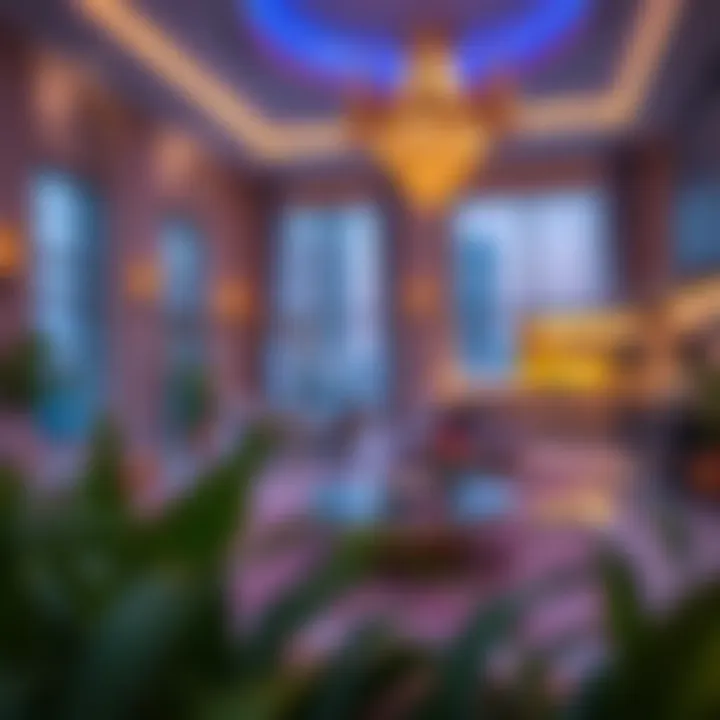 Luxurious amenities in Victoria Residency's common area