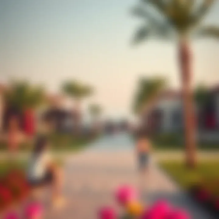 An inviting community park with families enjoying outdoor activities in Virgin Arabian Ranches