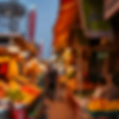 Vibrant local market in West Zone Al Qusais filled with diverse cultural offerings