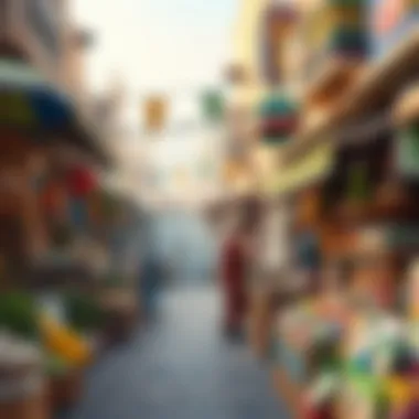 Local markets in Westzone Al Jaddaf featuring artisanal goods