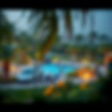 A serene park in Westzone Al Jaddaf providing recreational activities