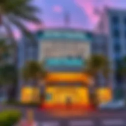 Exterior view of Fattan Polyclinic showcasing modern architecture