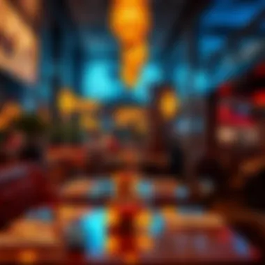 Inviting Dining Atmosphere at Fillet King A cozy dining area within Fillet King, highlighting the lively atmosphere of the restaurant.