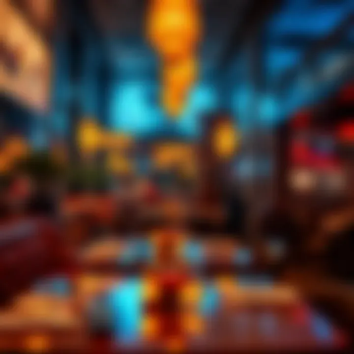 Inviting Dining Atmosphere at Fillet King A cozy dining area within Fillet King, highlighting the lively atmosphere of the restaurant.