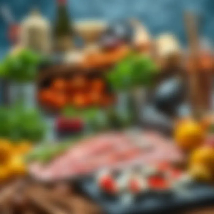 Local Ingredients at Fillet King An array of fresh local ingredients sourced for the dishes served at Fillet King.