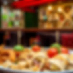 A stunning platter showcasing the signature dishes of Foodies Junction.