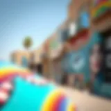 Vibrant street art in Gate Al Quoz