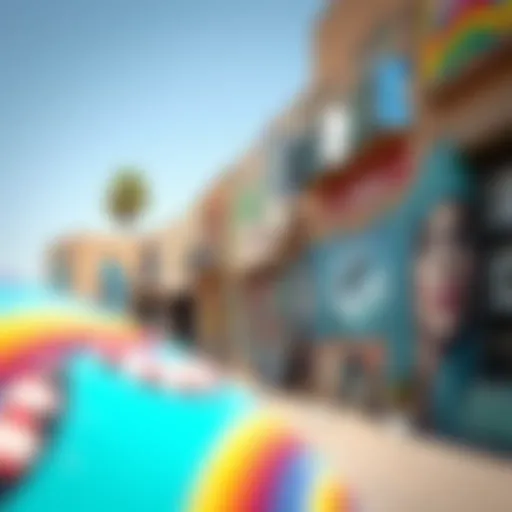 Vibrant street art in Gate Al Quoz