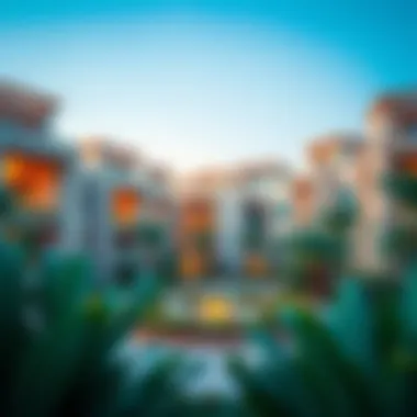 Innovative Architecture of Gate Village 8 A stunning view of Gate Village 8 showcasing its innovative architectural design