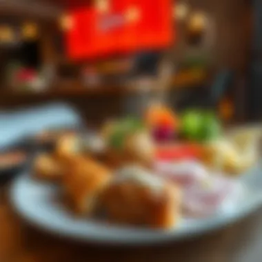 A vibrant plate showcasing diverse cuisines available at highway restaurants in Al Nahda 1