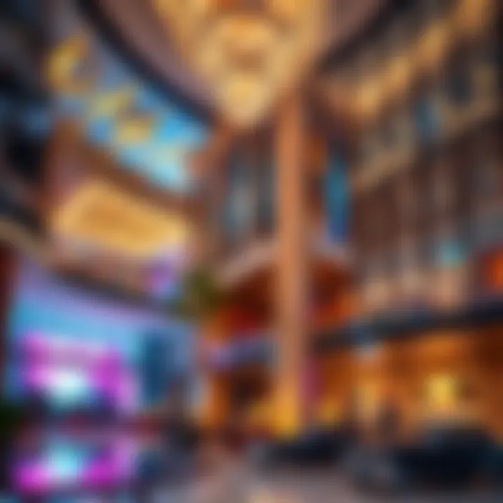 Interior of Hudaiba Building highlighting modern design elements