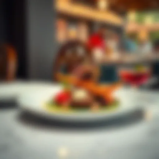 A beautifully plated dish showcasing the culinary artistry at Hyson Restaurant