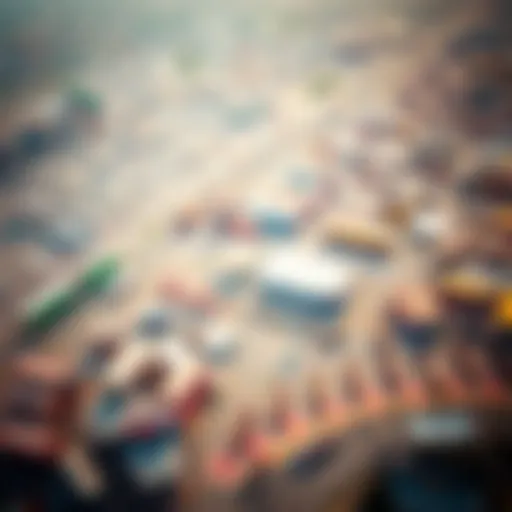 Aerial view of JAFZA showcasing its vast industrial landscape