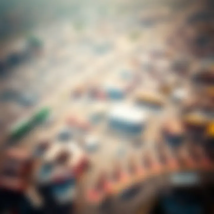 Aerial Perspective of JAFZA's Industrial Landscape Aerial view of JAFZA showcasing its vast industrial landscape