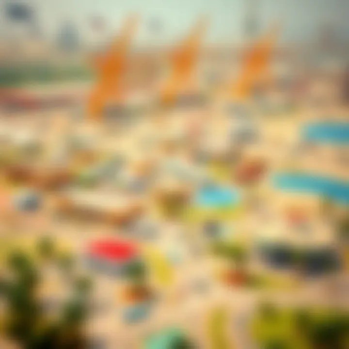 Key Facilities and Infrastructure in JAFZA Map highlighting key facilities and infrastructure within JAFZA