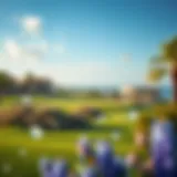 Scenic Golf Course at Jumeirah Golf Estates Luxurious golf course view at Jumeirah Golf Estates