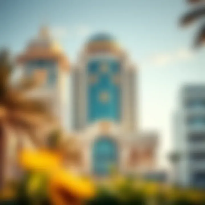 Stunning view of Jumeirah Pavilion's architectural design