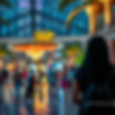 Visitors enjoying community events at Jumeirah Pavilion