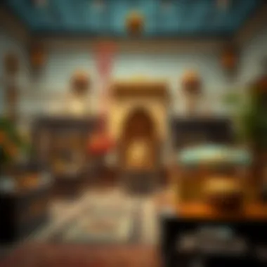 Historical artifacts displayed within the Jumeirah Pavilion