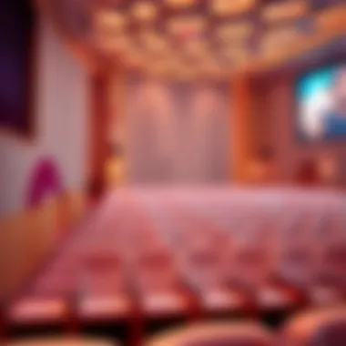 Interior view showcasing the unique seating arrangement