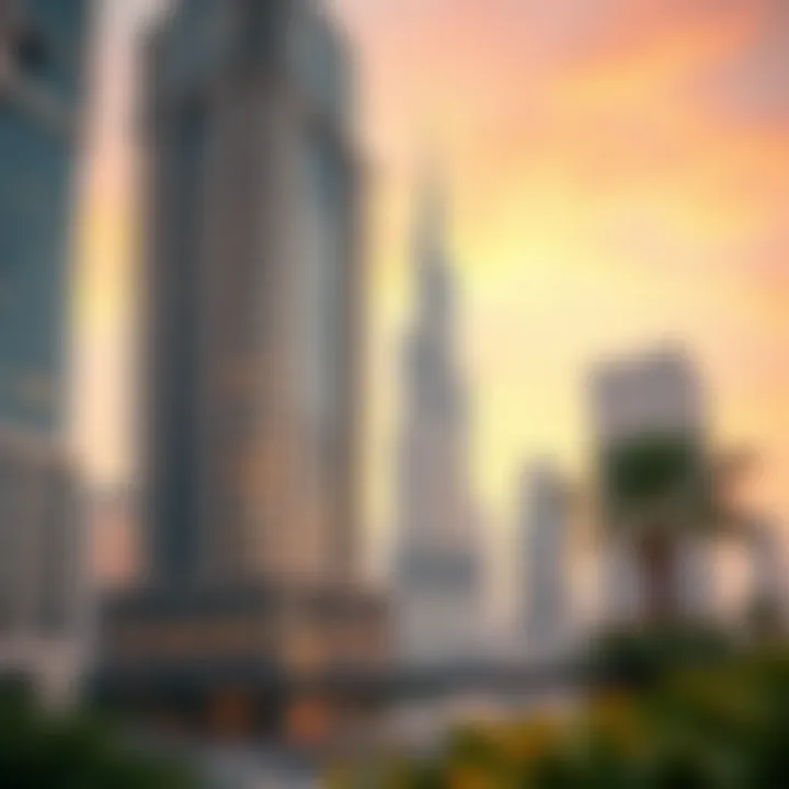 Innovative Design Features of Latifa Tower Architectural details showcasing the innovative design of Latifa Tower