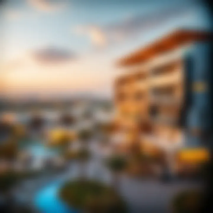 Architectural Marvels of Living Legend A panoramic view of the Living Legend community showcasing modern architecture