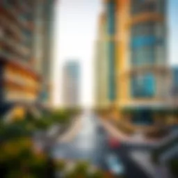 Stunning architectural view of Marina Heights showcasing its elegant design