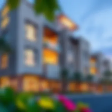 Exterior view of May Residence showcasing architectural elegance