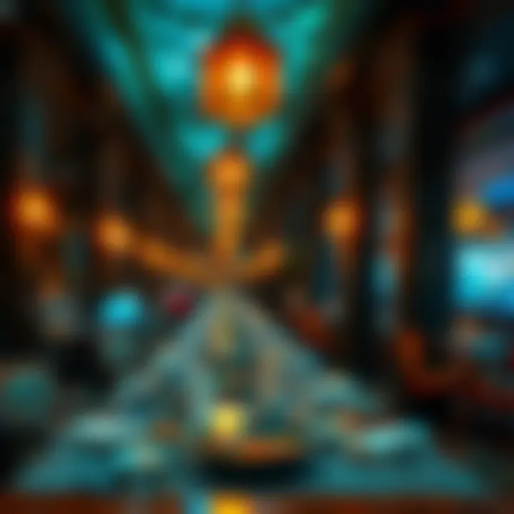 Dining Experience in Meydan Interior of a traditional Emirati restaurant in Meydan