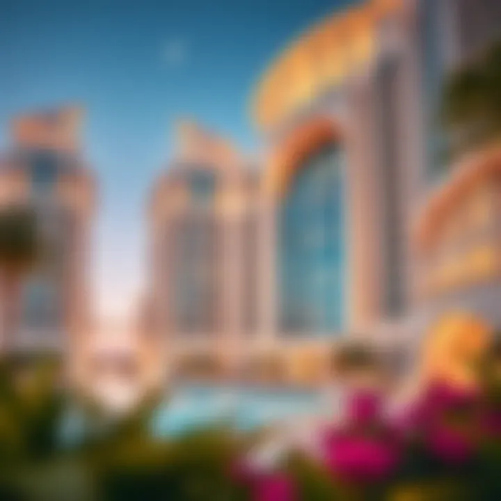 Stunning architectural design of Mirage Three Residences