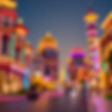 Vibrant cultural landmarks in Mohammed Bin Rashid City illustrating its rich heritage.