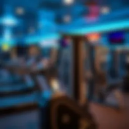 Modern gym equipment in Motor City