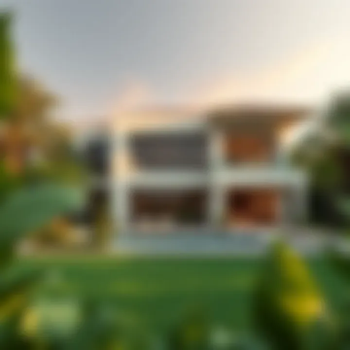 Luxurious villa in Nadd Residence surrounded by greenery