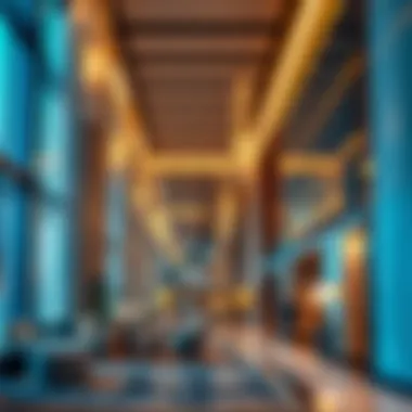 Elegance Within: The Lobby of One JLT Tower Luxurious interior lobby of One JLT Tower with modern design elements