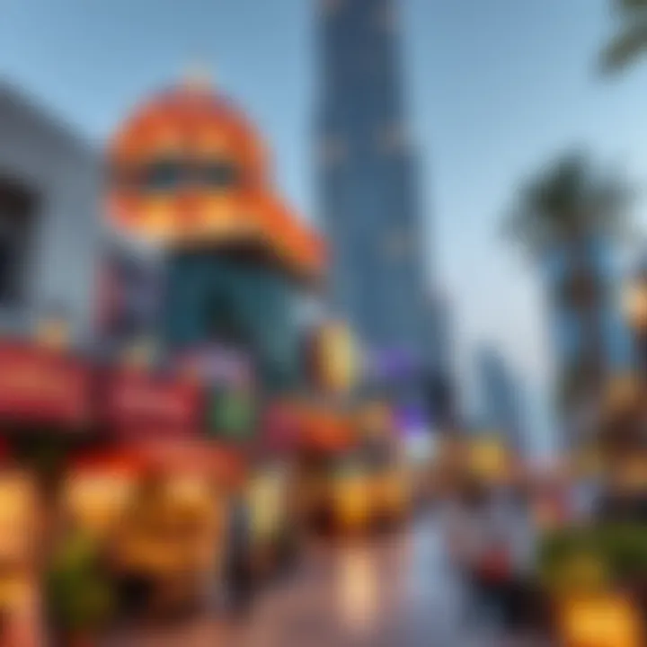 Cultural Hub Surrounding Ontario Tower Vibrant cultural scene around Ontario Tower with local art and dining