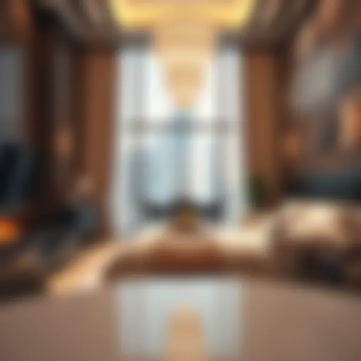 Elegant Interior Design of Ontario Tower Apartments Interior of a luxurious apartment within Ontario Tower featuring elegant design