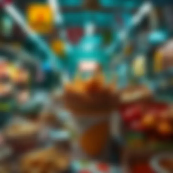 Cultural products highlighting the supermarket's role in community life