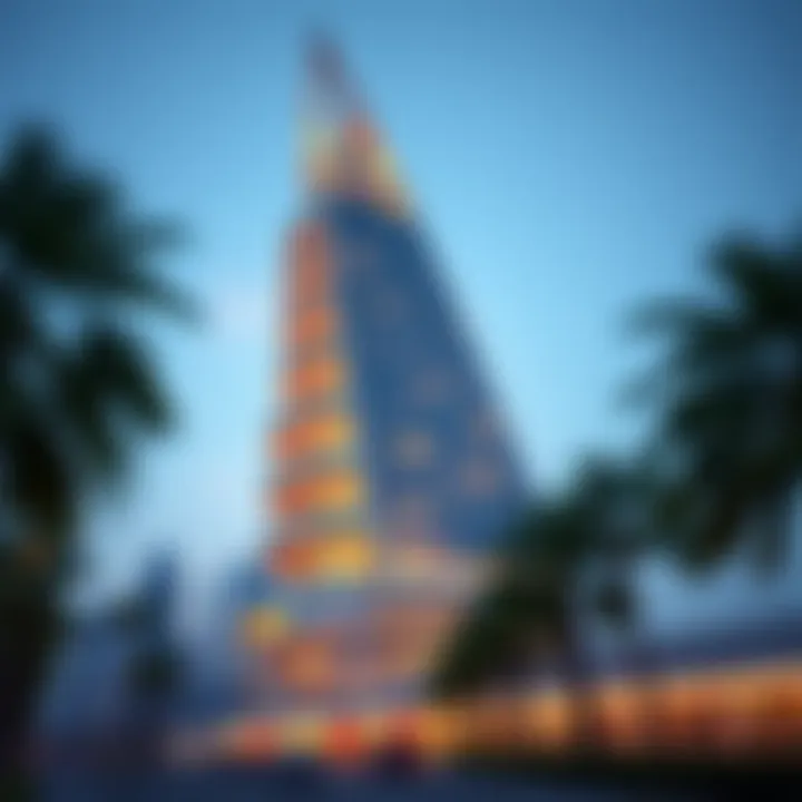 Stunning exterior view of the Phoenix Tower showcasing its unique design