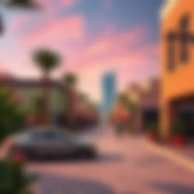 Vibrant community spaces within Ras Al Khor Industrial Area 3 offering lifestyle amenities.